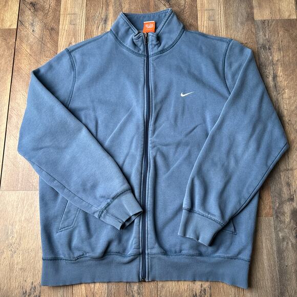 Vintage‎ Nike Track Jacket Men's XL Blue Athletic Training Fitness Soccer 4544 - Picture 1 of 11